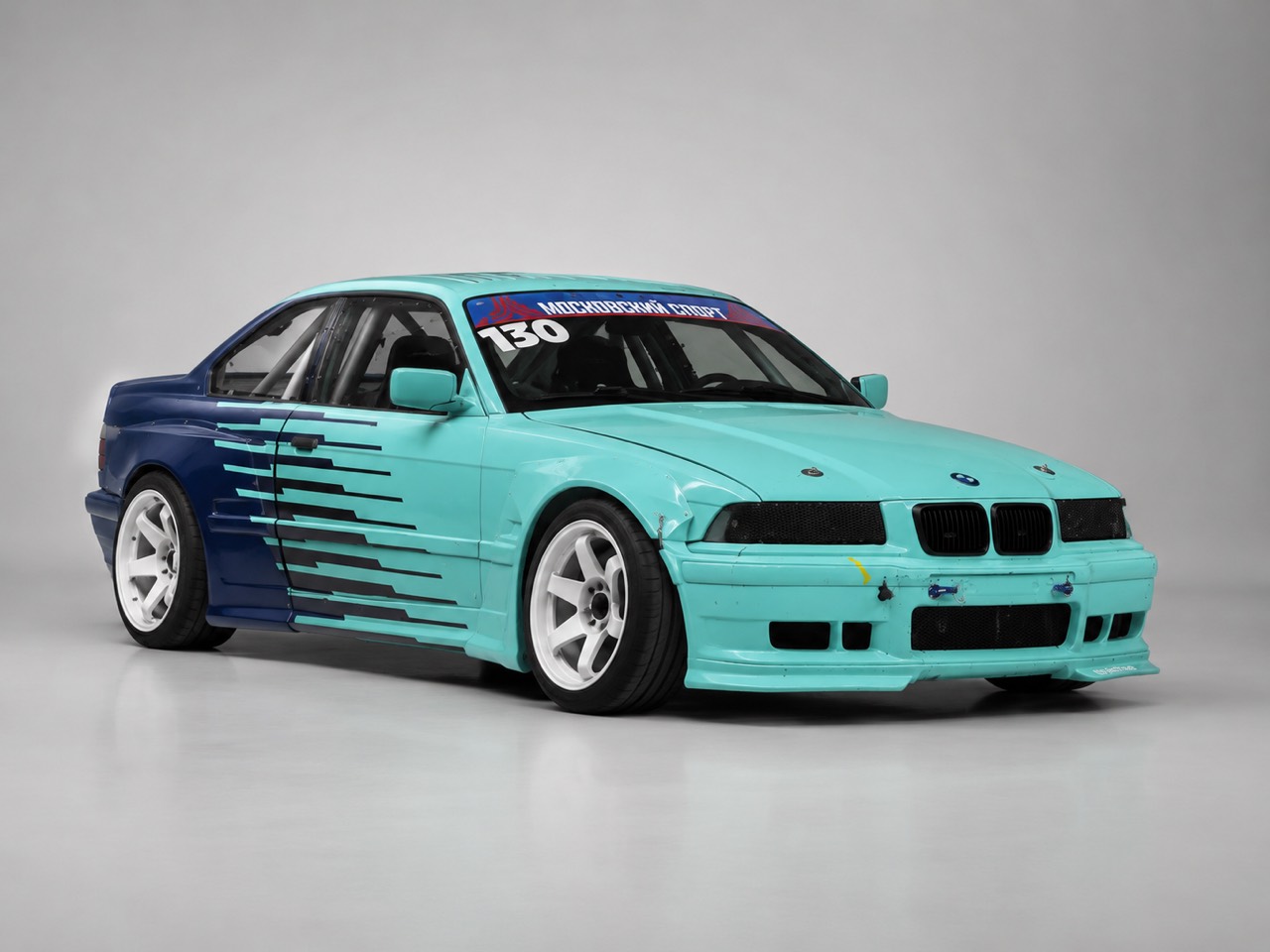 Учебная BMW E36 «Синяя» в ливрее Московский спорт